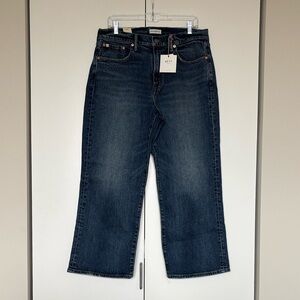 American Eagle Outfitters Blue Crop Bootcut Jeans